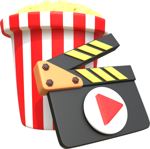 3D Cinema Illustration
