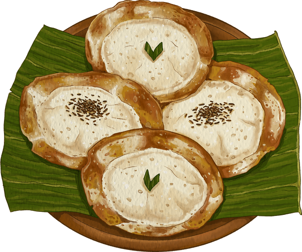 Serabi Indonesian Traditional Snack