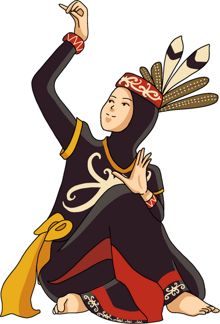 Central Kalimantan traditional dance